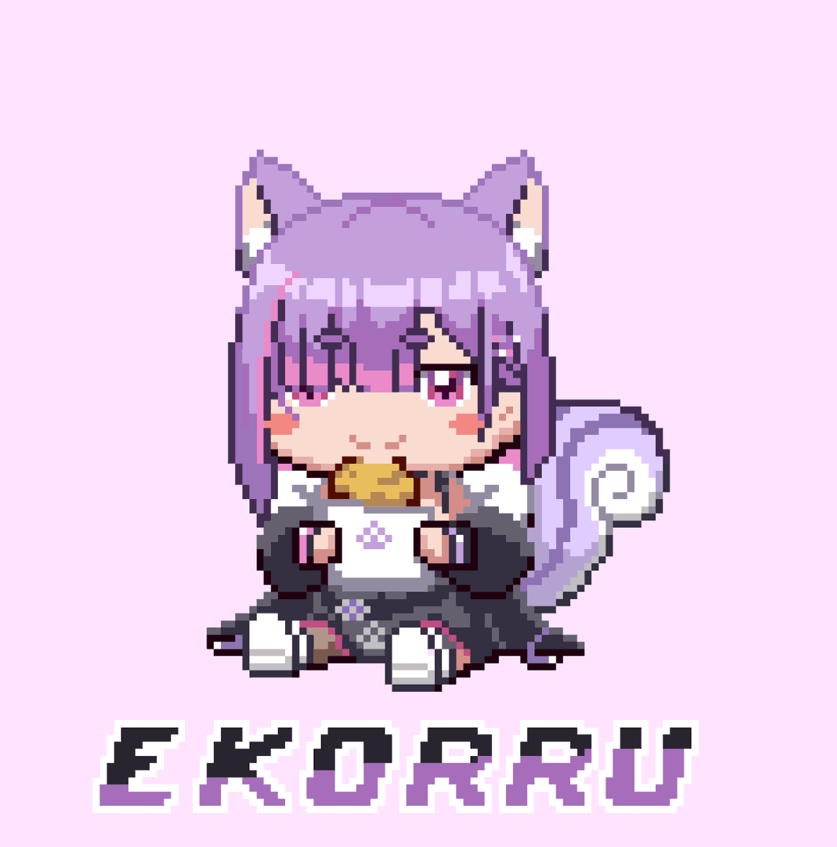 「#korruar像素圖練習吃雞排的團長很可愛 」|DiDiのイラスト