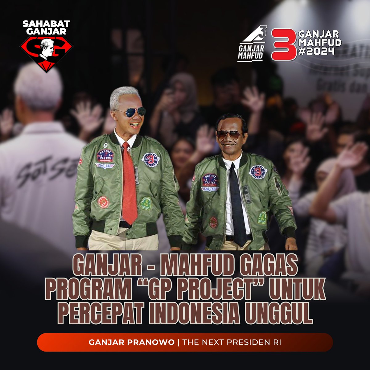 GP Project untuk percepat Indonesia Unggul

#SahabatGanjar #GanjarPranowo #Ganjar #MenangkanGanjar #GenerasiGotongRoyong