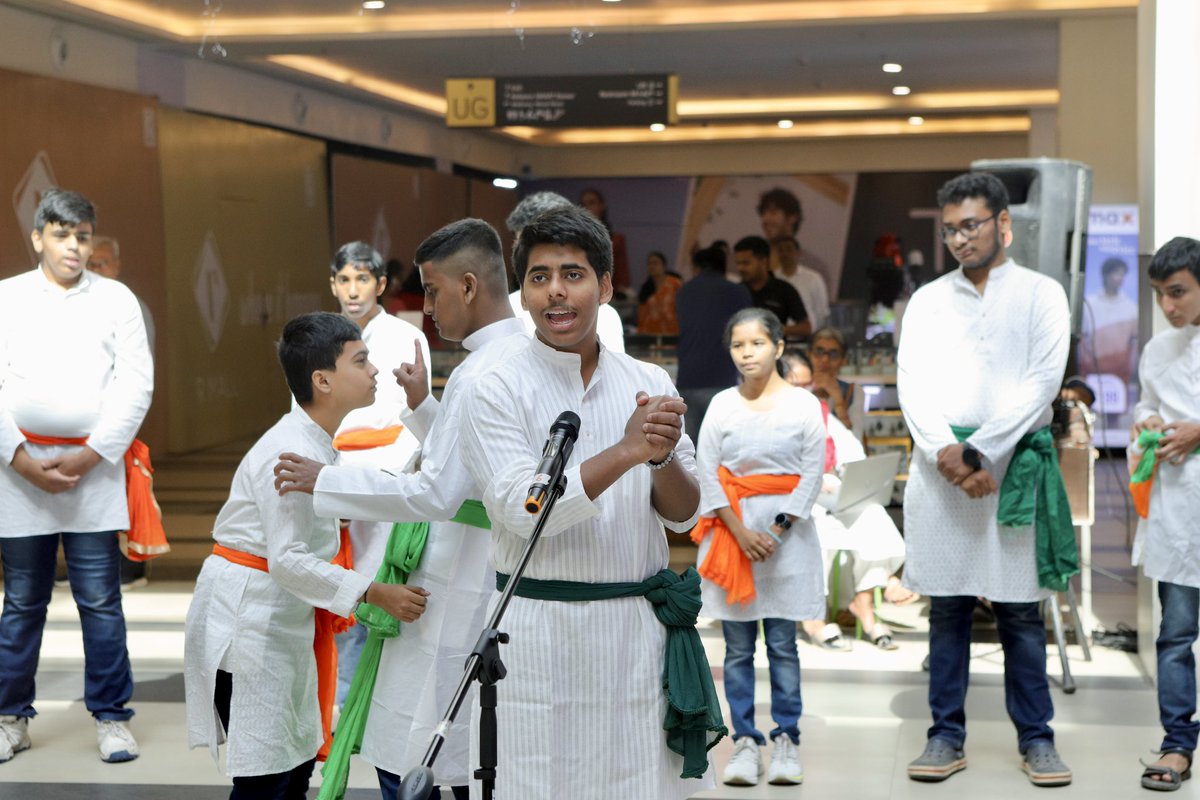 RMallThane's tweet photo. Step into the enchantment! 🎭✨ Explore captivating moments from the extraordinary event, "Aatman ki toli aayee" Bharat Kal, Aaj Aur Kal, presented by the talented students of Aatman Academy on 26th Jan 2024. 📸✨ 

Relive the remarkable performance at #YourNeighbourhoodMall. 🌟 https://t.co/nONqPi549e
