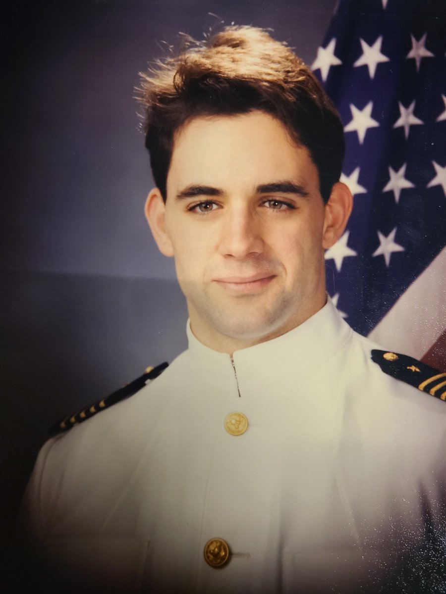This is me, 36 years ago. I'm a proud Navy veteran and I'm voting for Joe Biden.