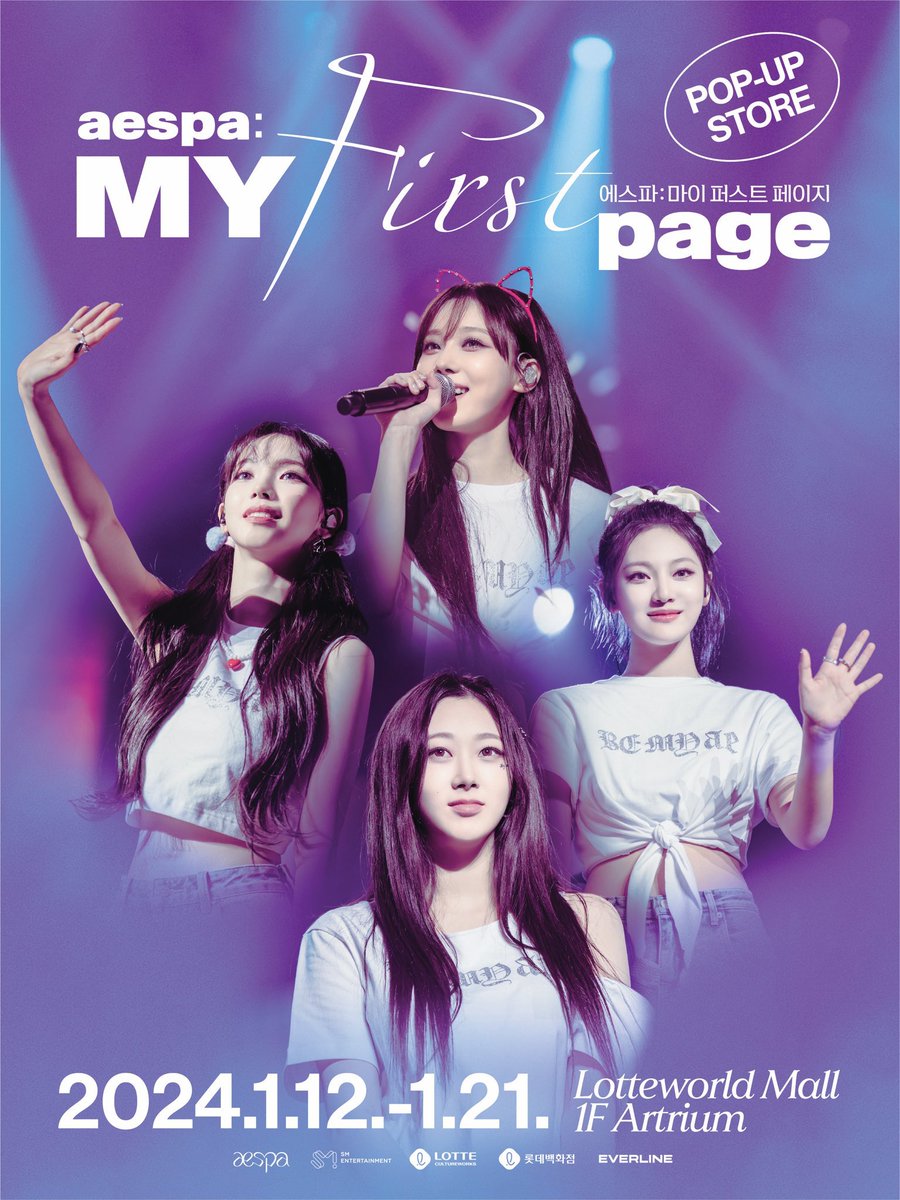 ningyfe's tweet photo. ꒰ ⑅ Tiga tahun adalah perjalanan yang panjang! Maka kami membuka Pop-Up Store, Aespa: My First Page untuk rayakan itu semua, MYs!  𖣁 https://t.co/vLq9X7jz1c