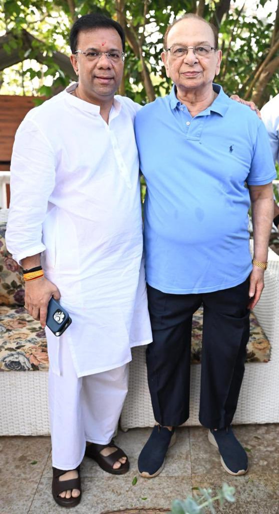 visrane's tweet photo. Dear Baba, 

On the occasion of your 85th birthday, I wish you abundant good health, happiness and continued success. May the years ahead be filled with joy and togetherness with Mummy. You have always been my icon, guiding me through life's journey. I aspire to live upto your expectations and make you proud as your son. Wishing you a very happy birthday.