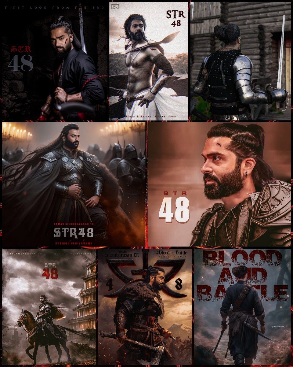 sri_verse's tweet photo. So far my mob edits for #STR48 🥵⚔️💥
Without knowing @SilambarasanTR_ looks !
#Atman #SilambarasanTR @desingh_dp
#BLOODandBATTLE #AtmanReturn @RKFI https://t.co/WYnUX8mMQe