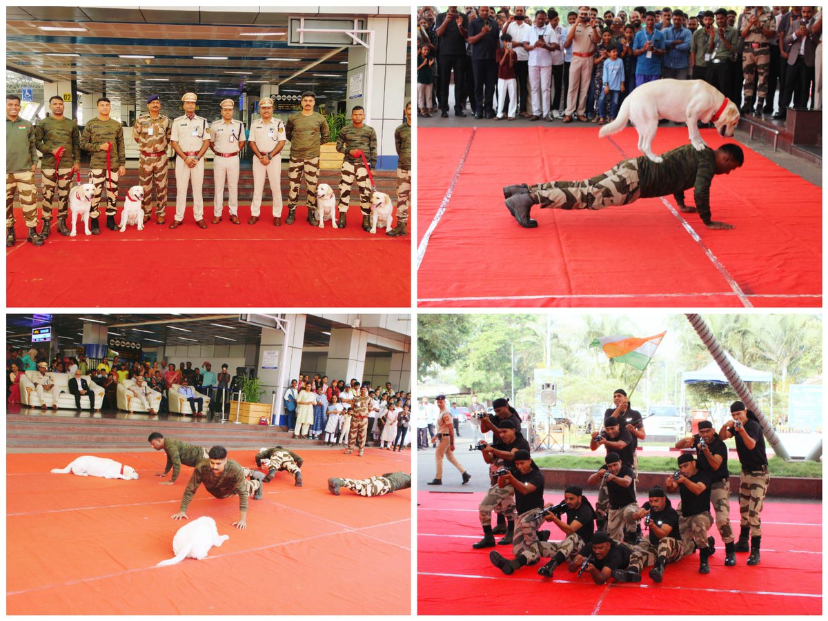 #गणतंत्रदिवस2024 #RepublicDay2024
#75thRepublicDay celebrated @ CISF Unit ASG Calicut, RTC Barwaha & SSP Salem . #CISF personnel showcased various demonstrations on the occasion.

#गणतंत्रदिवस 
#RepublicDay 
#RepublicDayIndia