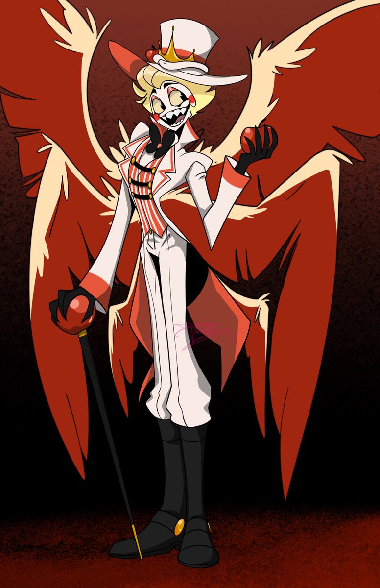 The Big Boss 🍎✨ #HazbinHotelFanart #HazbinHotel #HazbinHotelLucifer #prime #art