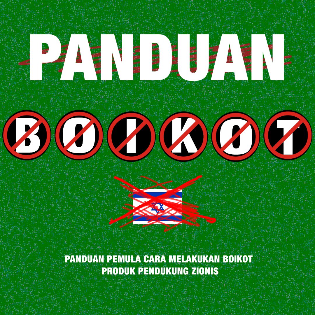 Gerakan Boikot Kerakusan Zionis tweet media