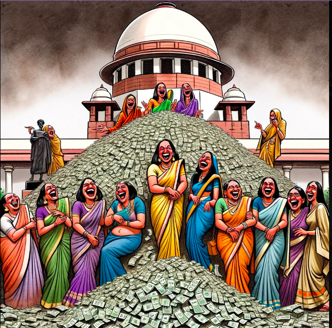 looteri_dulhan's tweet photo. Loot machi hai Loot lo #churail

Present miserable situation of Indian #churisari. 👊

#1CroreAlimony 
#FalseCases https://t.co/cwi5640QAp