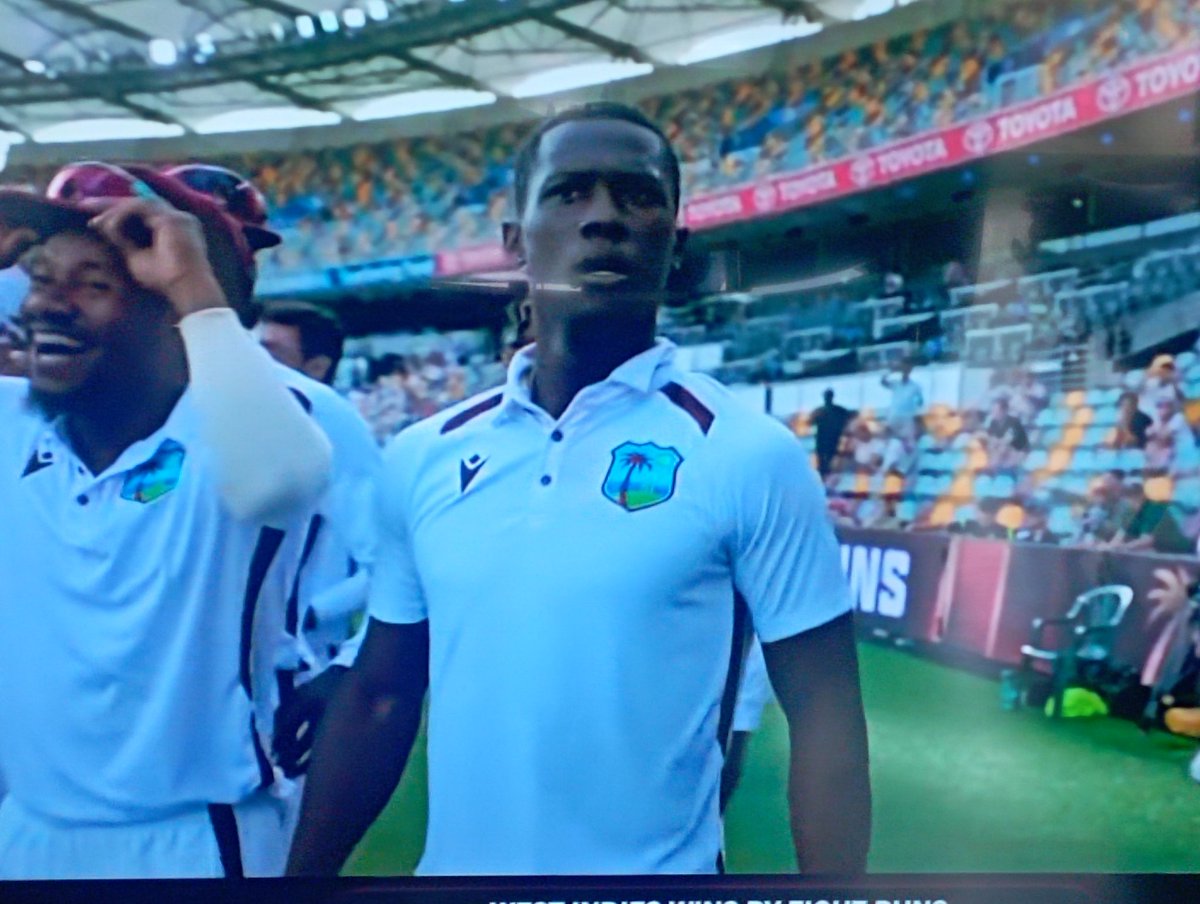 DuttaRajrishi's tweet image. ALL RISE
A king is born. 
They can break your toe but not your spirit. 
#shamar #windies 
@CricketWindies look after the boy.