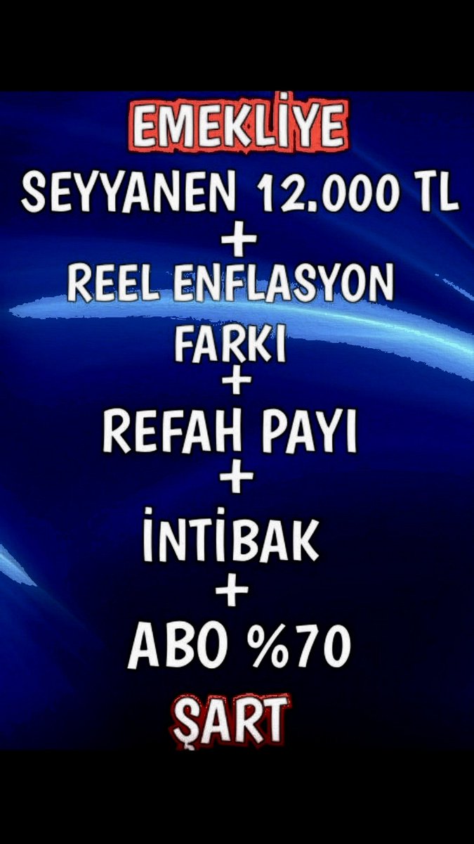 Seyyanen zammı vermek zorundasınız.
Diyanetin 2024 yılı devasal bütçesi iptal edilerek hemen yapabilirsiniz mesela! #MemurEmeklisiHakkınıArıyor