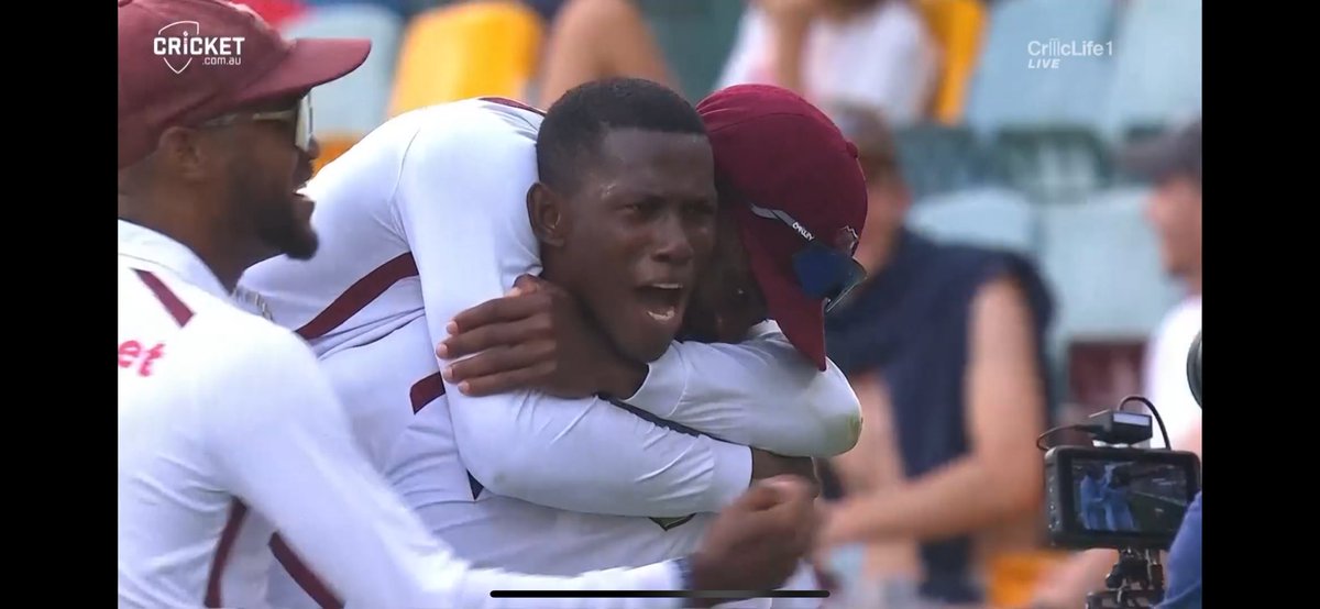 Shamar Joseph what a performance boy! Congratulations to West Indies for the historic and a great win, the celebrations tells that the wait was worth it!