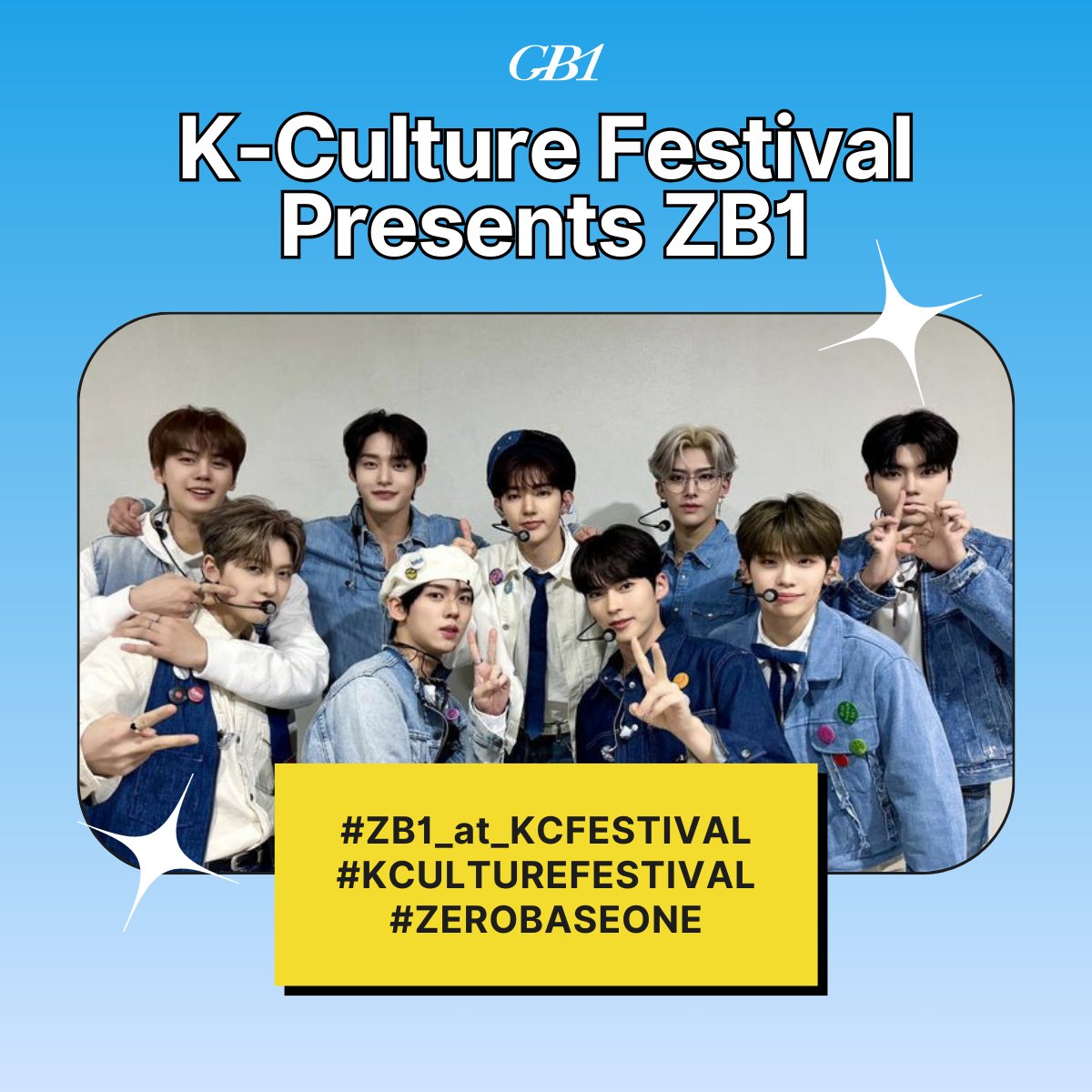 [#️⃣] HASHTAG PARTY 

<a href="/ZB1_official/">ZEROBASEONE</a> will be performing at the K-Culture Festival!!
Drop the tags 💗

K-Culture Festival Presents ZB1
#ZB1_at_KCFESTIVAL
#kculturefestival
#ZEROBASEONE