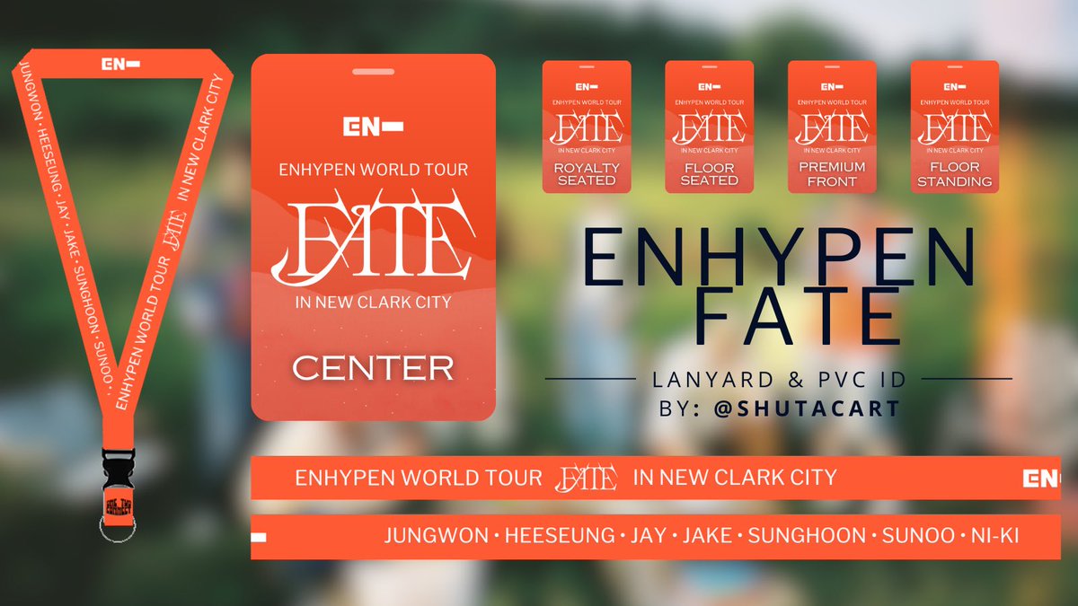 shutacart's tweet photo. ✿ ENHYPEN FATE TOUR LANYARD KIT IS UP FOR GRABS NOW ✿

for only ₱180, u'll get: 

☆ lanyard with side release (36" long)
☆ pvc id (with surprise at the back) ૮₍˶ᵔ ᵕ ᵔ˶₎ა

https://t.co/joUOodjftL

wts lfb ph enhypen clark ncc fate  fanmade lanyard pvc id concert https://t.co/ZiLwutCFDj