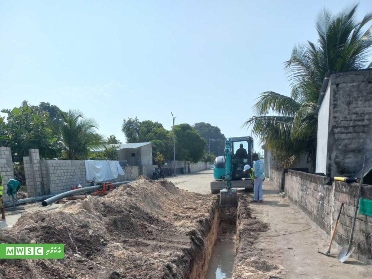 MWSC_Official's tweet image. Sh. Goidhoo Water and Sewerage Project: Over 74% of the overall project has been completed. Currently, rainwater network pipe-laying works are in progress.   
   
#MWSCProjects #MWSCAsaasee