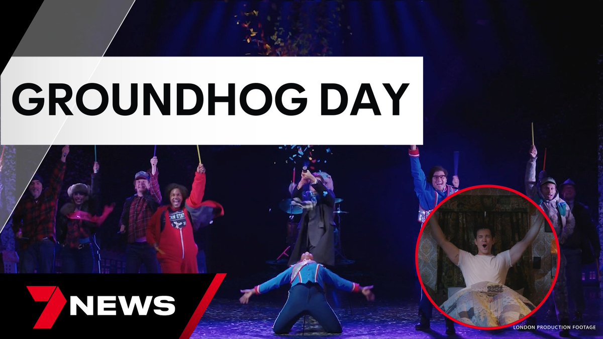 Classic 90's film 'Groundhog Day' is back as a musical and it's coming to Melbourne. The award-winning production has been reimagined with songs by Australian comedian Tim Minchin. youtu.be/OjR8jm5P-qc @KristyMayr7 #7NEWS