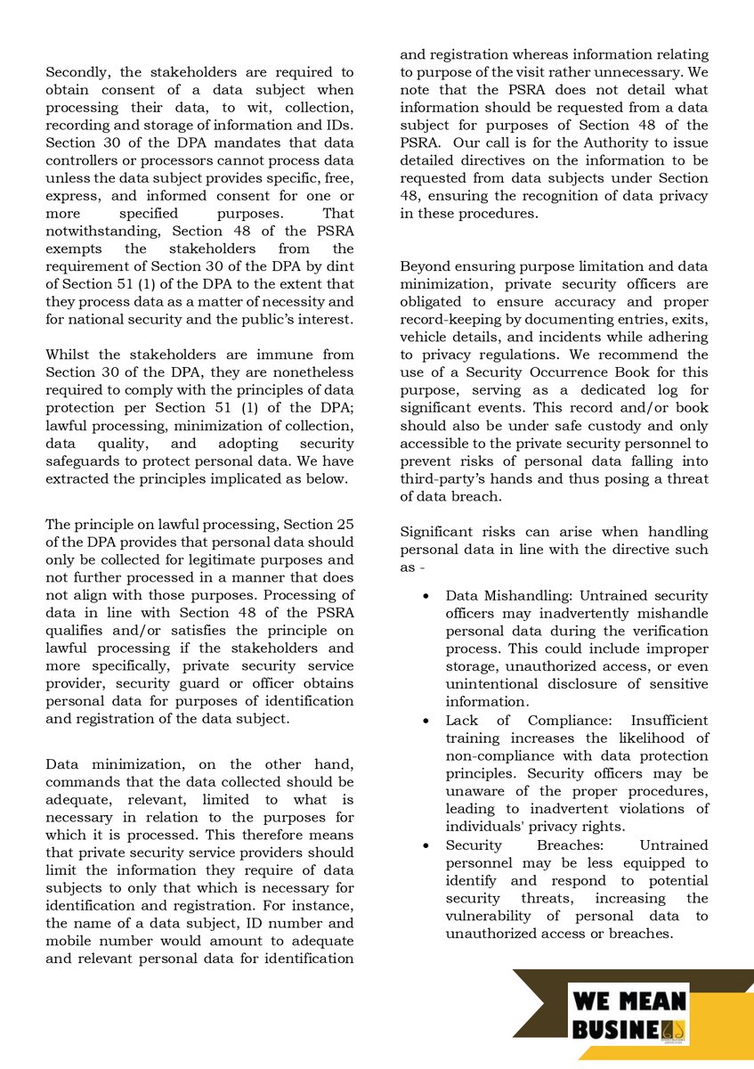 SimbaAdvocates's tweet image. #Letsdiscussit in celebration of the International Data Privacy Day  join us as we explore the implications of the Directive by the PSRA on 15th January 2024 from a Data Protection/Privacy lens.

#TakeControlofyourPrivacy

#WeMeanBusiness
