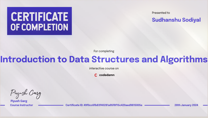 I completed a course on <a href="/codedamncom/">codedamn</a>! See my completion certificate codedamn.com/certificate/ve…