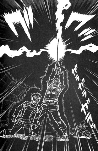 邦画のコミカライズも。シナリオの決定稿が間に合わなくて、最後は独自解釈になりました(^_^;)。クライマックスは『スター・ウォーズ』でした(笑)。同じ年(1978年)の公開でした。 