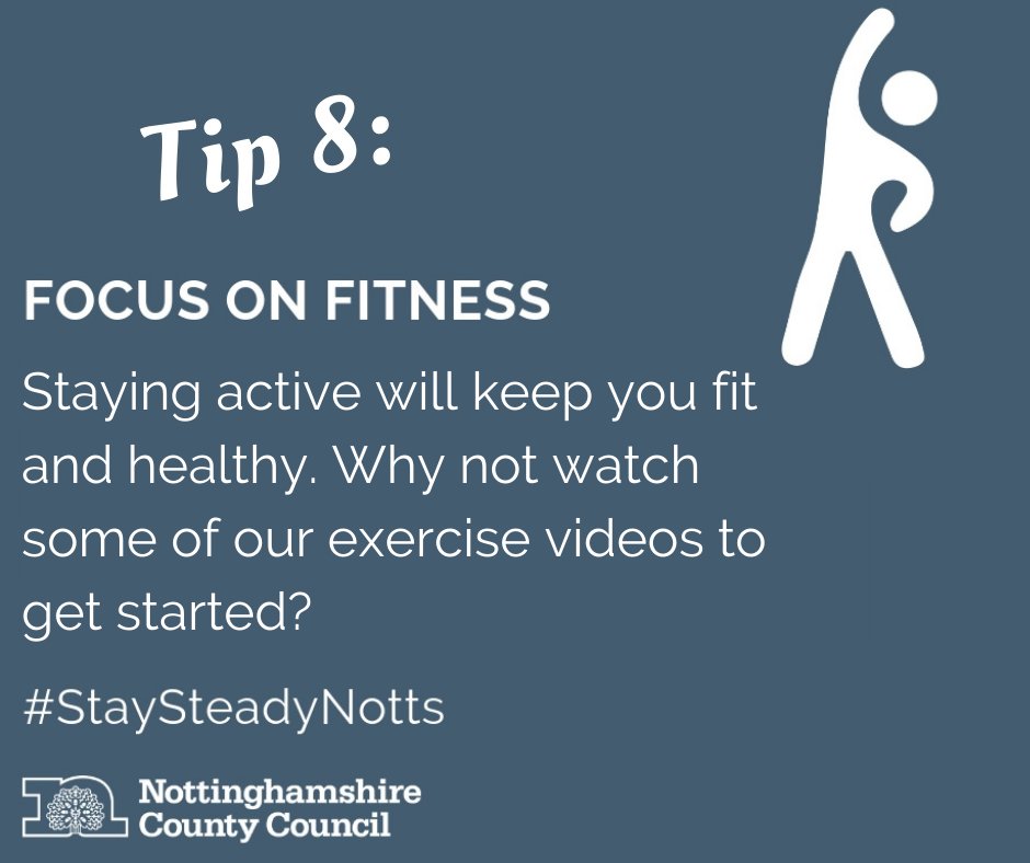 🙆🙆‍♂️ Get active at home and avoid ‘shuffly’ walking

Check out our short video of handy exercises - these can be practised at home and can help older adults reduce their risk of falling by helping improve strength and balance. 
👇
orlo.uk/ActiveAtHomeVi…

#StaySteadyNotts