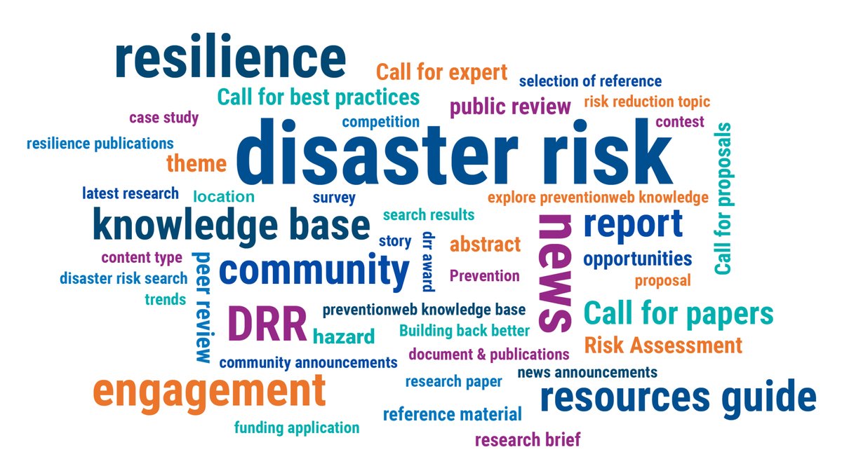 Are you a #DRR professional? Stay up-to-date with the latest engagement opportunities by visiting the community announcement section on @PreventionWeb bit.ly/3mVx24H