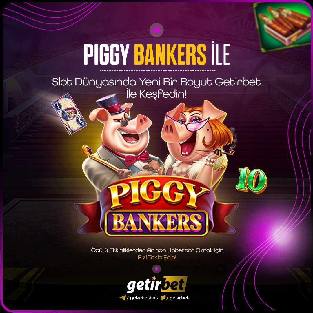 🎁   Piggy bankers❗️ 

✅  Slot'ta maksimum kazançlar Getirbet'te

#getirbet

🎁  %30 Havale bonusu ❗ 
🎁  %25  Casino discount ❗ 

👉  buff.ly/3OasUfS