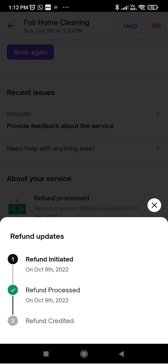 rohitdayal's tweet photo. Dear @urbancompany_UC, 
I am writing to urgently address the blockage of my account and the unresolved refund from a service incident two years ago, as indicated in the attached screenshot. https://t.co/1PMA15bIpT