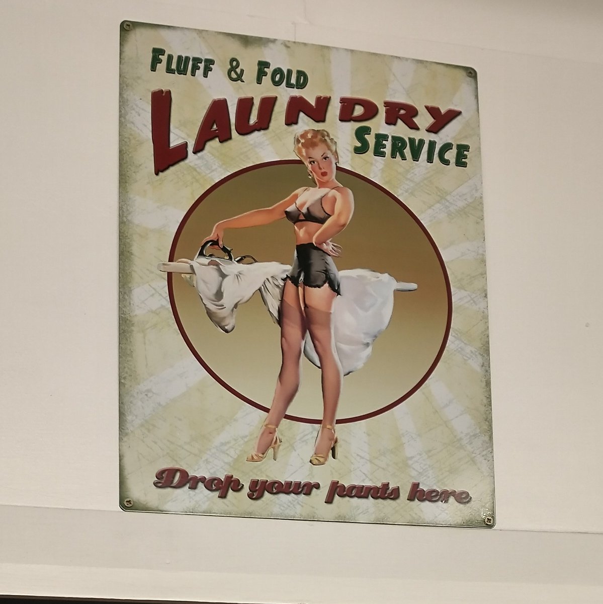 8am on a Sunday morning and I'm in the launderette