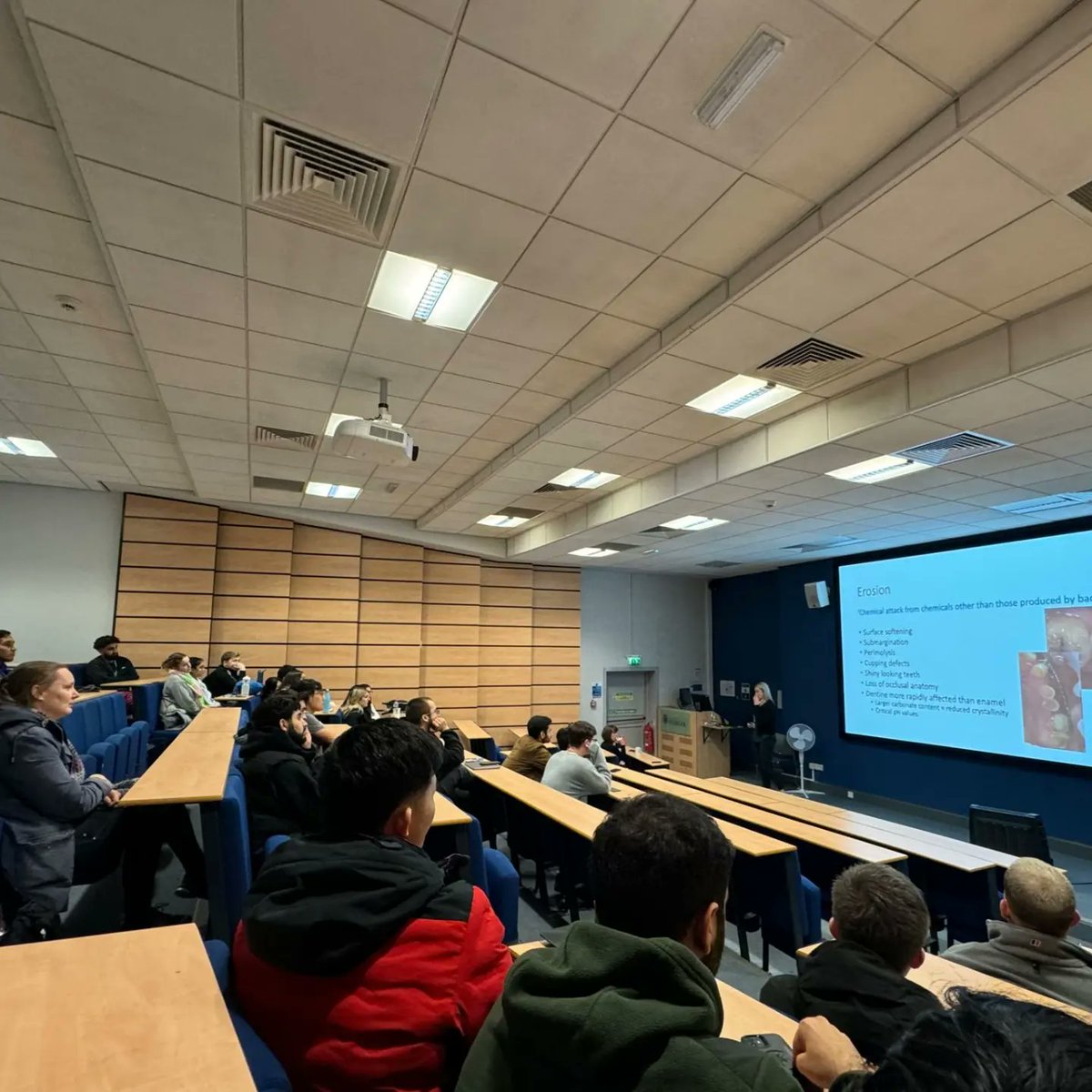 BSSPD (@bsspd) on Twitter photo On Thursday 18th January, the BSSPD Roadshow came to the University of Liverpool <a href="/livunidentistry/">UoL School of Dentistry</a>! Speakers Miss Stephanie King <a href="/drsking02/">Stephanie King</a> and Miss Stephanie Hackett @StephHackett_ presented on toothwear management to undergraduates and DCTs. Everyone enjoyed free pizza 🍕 too! On Thursday 18th January, the BSSPD Roadshow came to the University of Liverpool <a href="/livunidentistry/">UoL School of Dentistry</a>! Speakers Miss Stephanie King <a href="/drsking02/">Stephanie King</a> and Miss Stephanie Hackett @StephHackett_ presented on toothwear management to undergraduates and DCTs. Everyone enjoyed free pizza 🍕 too!