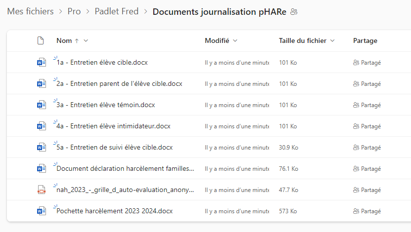 MAJ du Padlet N°2 : Mise en ligne d'un dossier avec les documents pour la journalisation de pHARe. Un grand merci à Yannick de <a href="/AlouetteCollege/">Collège Alouette</a> 🙏dont j'ai repris et adapté le travail sur la pochette de synthèse. ⏩ padlet.com/frederic_vedre…