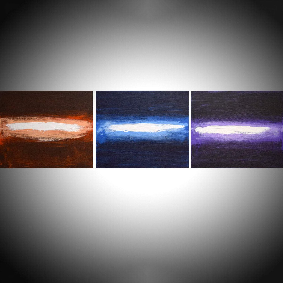 wrightsonarts's tweet image. abstract painting triptych large wall art contemporary " Leave a Light On " landscape original acrylic paintings on canvas  60 x 16" tuppu.net/c9ef7f0b #painting #original #Home_decor