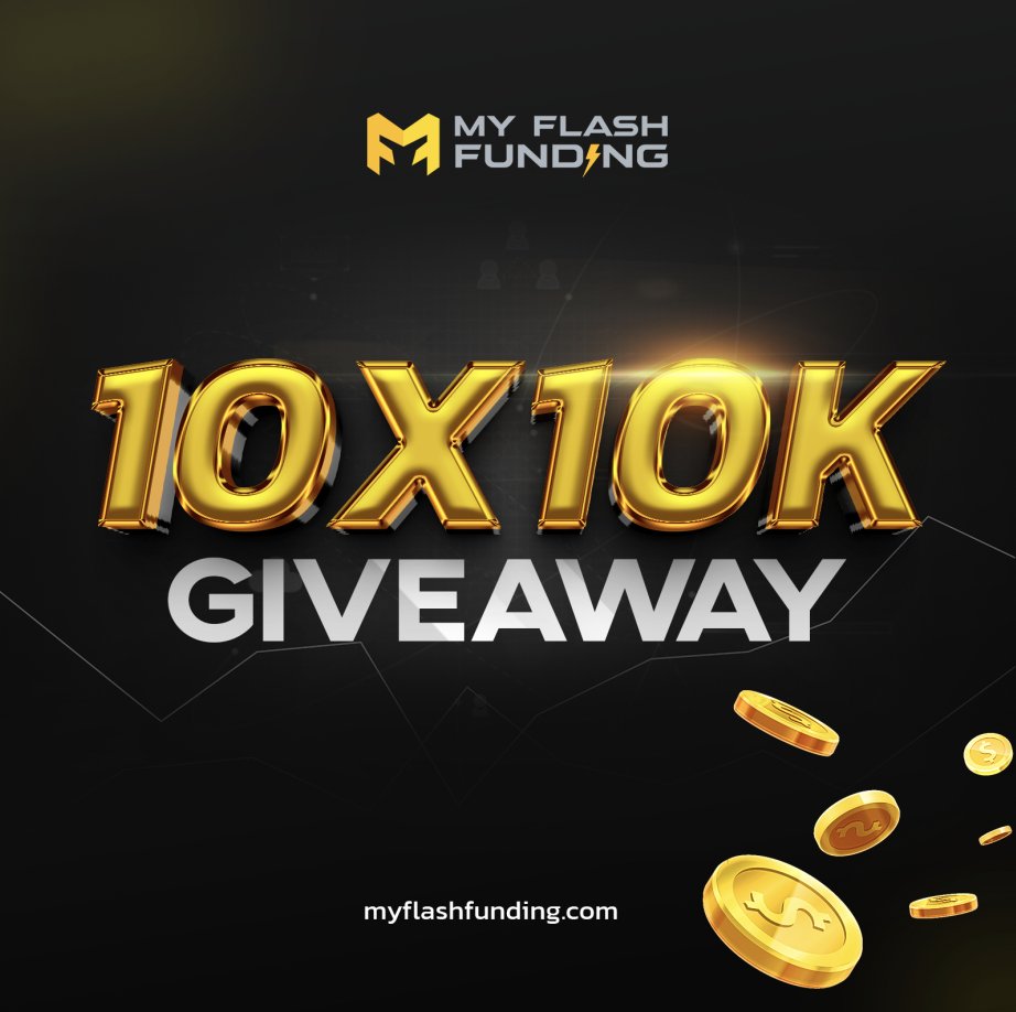 🚨 HUGE FUNDED ACCOUNT GIVEAWAY 🚨

Win a 10k funded evaluation account from <a href="/myflashfunding/">MyFlashFunding</a> !

1. Follow me on twitter
2. Follow <a href="/JackTradesss/">JackTrades</a>  on twitter
3. Follow <a href="/myflashfunding/">MyFlashFunding</a>
4. Retweet this post
5. Tag 4 other traders

Winners will be announced on Wednesday Febuary 5th