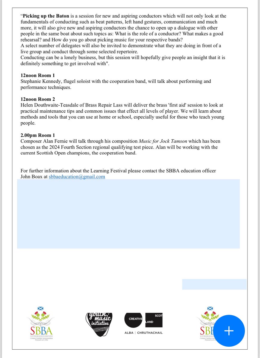 Scottish Brass Band Association tweet media