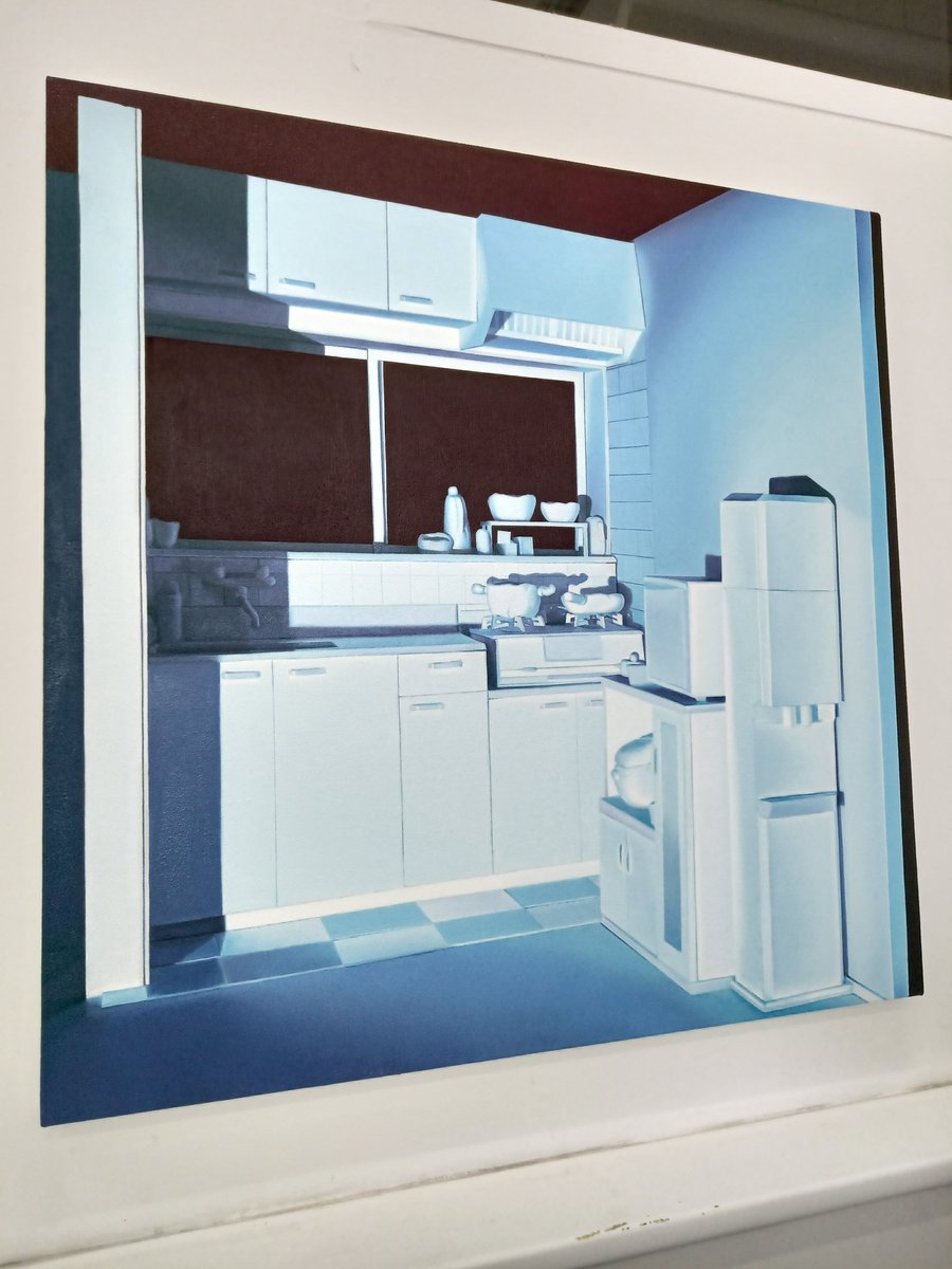 髙木優希さん、キッチンに宿る光、生きていくために必要な場、ブルーな気分も反映している、藝大修了展から。