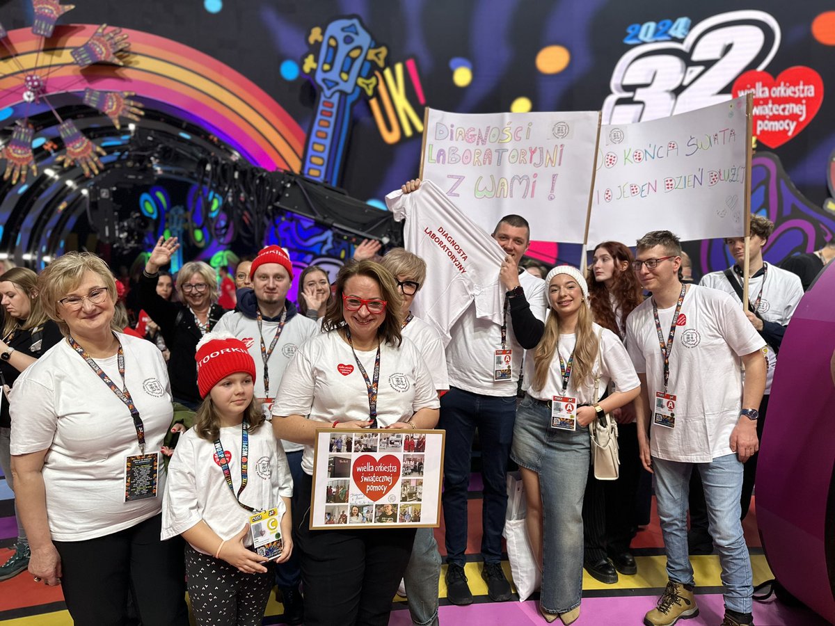 SIEMA❗️🖐️  ❤️🎉 Otwieramy 32. Finał WOŚP! ❤️
📣 „Płuca po pandemii” to hasło tegorocznej zbiórki na zakup sprzętu do diagnozowania, monitorowania i rehabilitacji chorób płuc pacjentów na oddziałach pulmonologicznych. 

#DiagnościLaboratoryjni #GramyzWOŚP