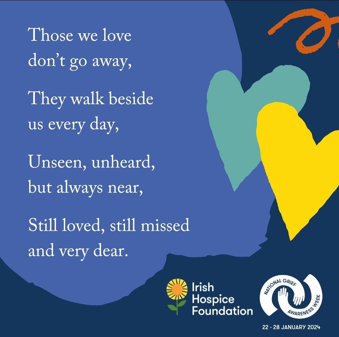 St Vincent's CNU, Mountmellick (@smountmellick) on Twitter photo National Grief Awareness Week <a href="/SMountmellick/">St Vincent's CNU, Mountmellick</a> Grief is expressed and felt in different ways. There is no right or wrong way to grieve. <a href="/IrishHospice/">Irish Hospice Foundation</a> has a dedicated Bereavement Hub #BeGriefAware National Grief Awareness Week <a href="/SMountmellick/">St Vincent's CNU, Mountmellick</a> Grief is expressed and felt in different ways. There is no right or wrong way to grieve. <a href="/IrishHospice/">Irish Hospice Foundation</a> has a dedicated Bereavement Hub #BeGriefAware