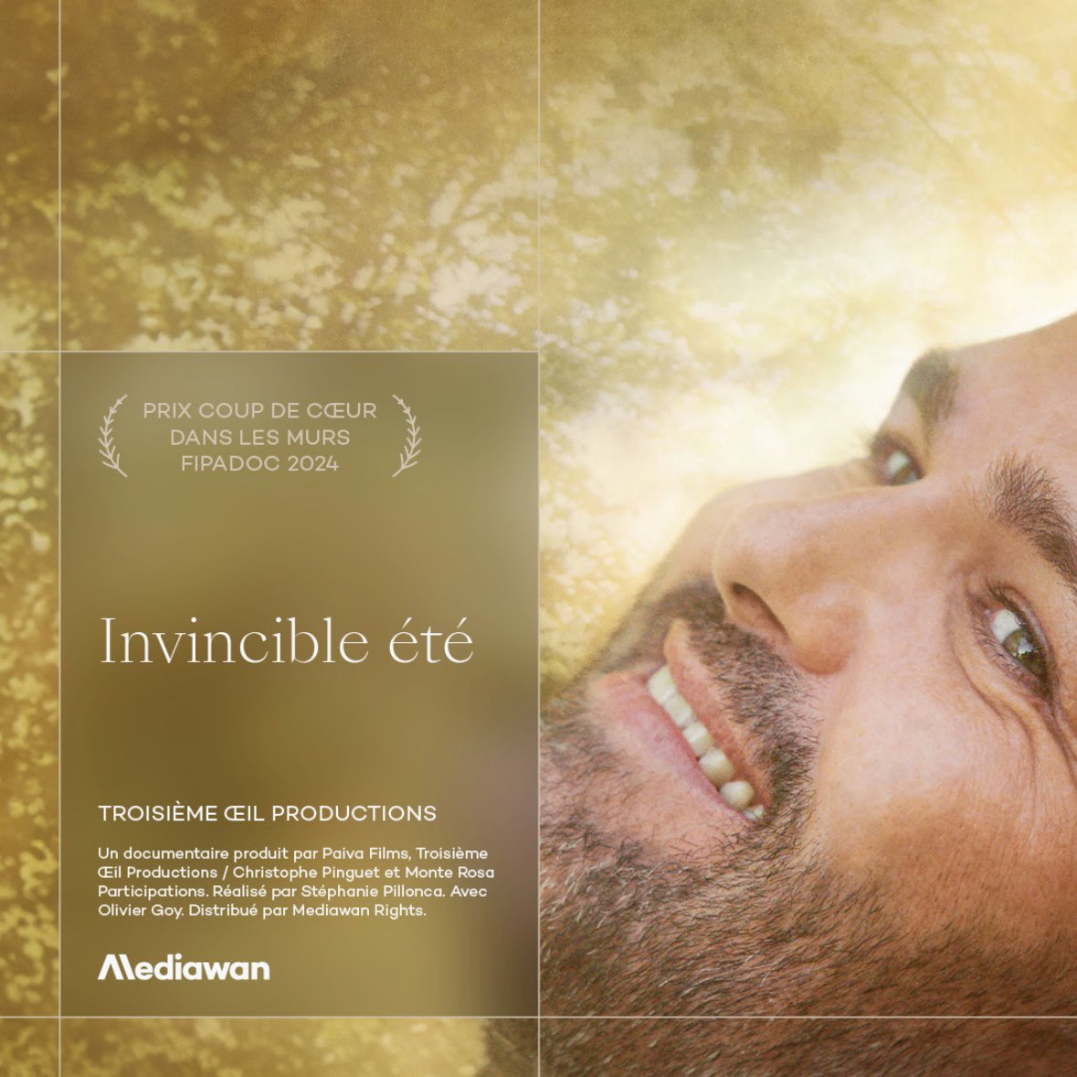 🏆 #FIPADOC2024 : #InvincibleÉté remporte le Prix "Coup de coeur dans les murs" au <a href="/FIPADOC/">Fipadoc</a> !

Produit par #PaivaFilms, <a href="/3eOeilProd/">3eOeil</a> / <a href="/chpinguet/">Pinguet christophe</a> et Monte Rosa Participations
Réalisé par <a href="/SPillonca/">stephanie pillonca</a>
@oliviergoy / <a href="/simonistolainen/">Istolainen</a>
Distribué par #MediawanRights

👏 aux équipes