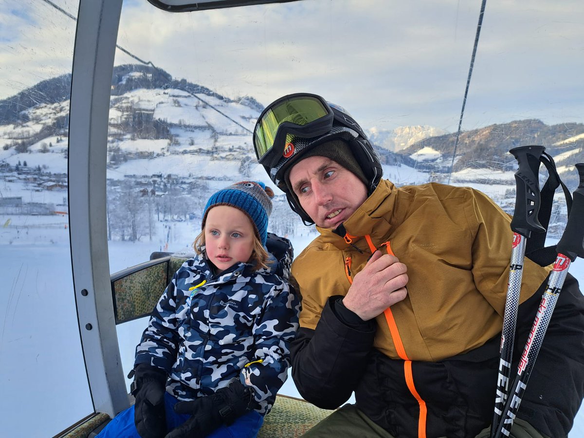 SummerRunner80's tweet image. #Austria #sking #niederau First ski holiday with son was great