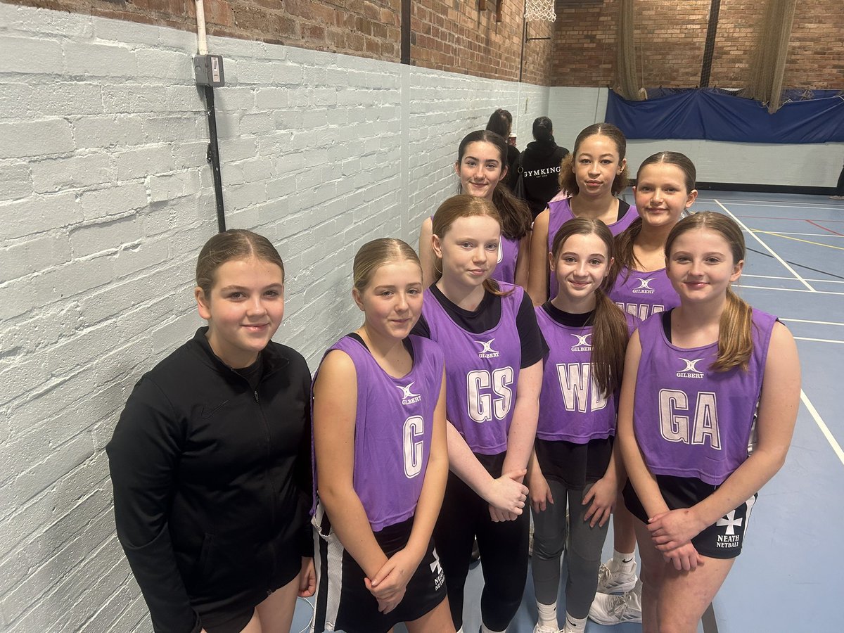 NeathNetball's tweet photo. Congratulations to our year 7 team who came fourth in the Swansea tournament at Cefn Hengoed! Super proud of your girls. #netball #neathnetball https://t.co/Wzr07xKJks