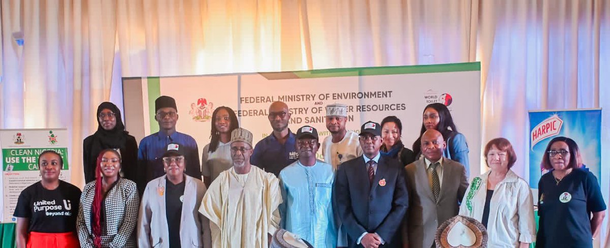 Hon. Min of Environment @fmenv @BalarabeAbbas_ delivered the keynote address at #WorldToiletDay, urging stakeholders to take personal action to help Nigeria achieve SDG 6 goal on safe toilets and water for all by 2030. 
#GreenNigeria 
#BalarabeAbbas100Days