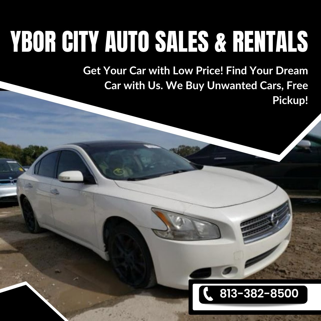 Ready to hit the road in style? Look no further! YBOR CITY AUTO SALES & RENTALS has the wheels you've been dreaming of at unbeatable prices! 🌟 Find your perfect match and enjoy the ride of your dreams.

📞 Call us now at 813-382-8500 

#DreamCar #AffordableRides #CarDeals