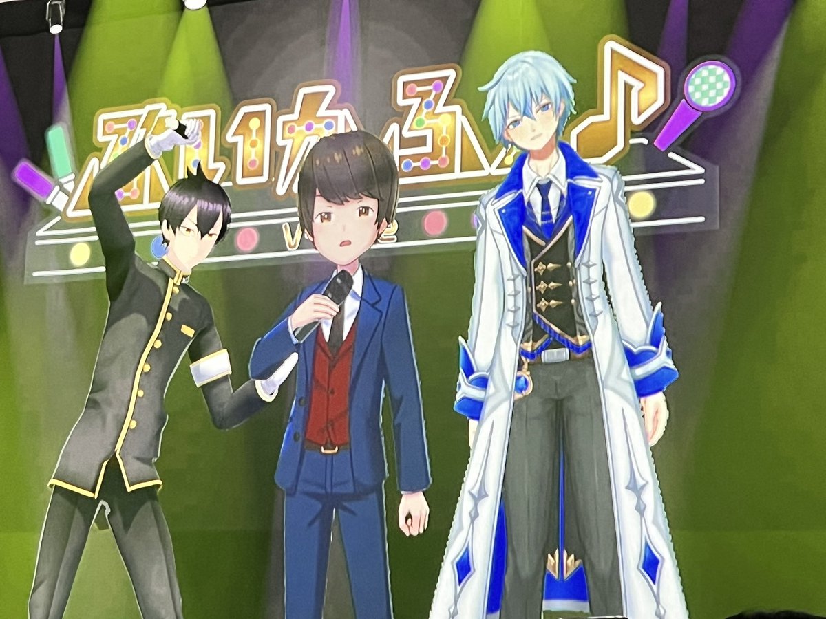 saraberries's tweet image. ほしのさん、師匠だと言う星野源さんの #くせのうた を歌ってくれた！今日源さんの誕生日だからうれしい！
罰丸さん、めっちゃ歌上手いし、トークも滑らか〜✨️サイドステップ最高😆
凪さん、水飲む時の顔が可愛すぎた👼💕
#ぶいかふぇ
#バーチャルほしのディスコ 
#粛正罰丸 
#凪 #ほしのディスコ
