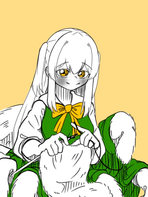 #ダークマターの子『編み物』 