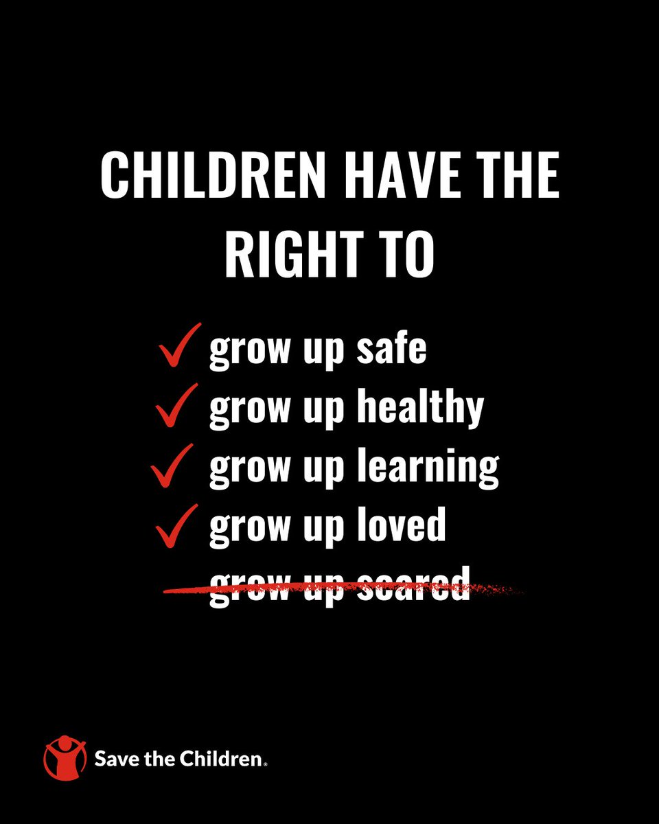 👏 ALL CHILDREN HAVE FUNDAMENTAL HUMAN RIGHTS. 👏 No matter where they are born or what circumstances surround them. Save the Children has been fighting for children's futures every day since its inception in 1919, and we will continue to do so with immense passion and purpose.
