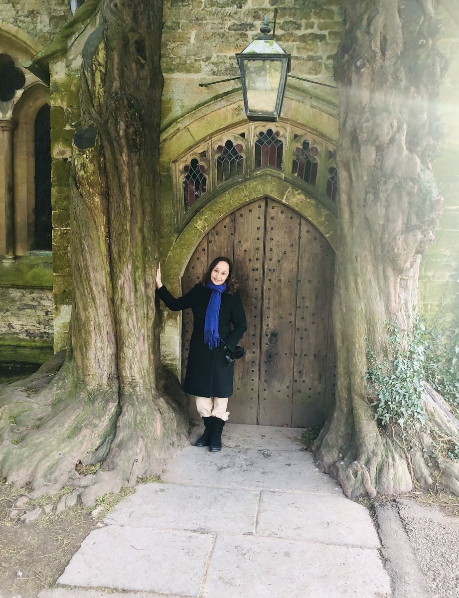 Spending a few days out of London. This magical church doorway could be straight out of a @Tolkien book #Sunday #Travel #tourist