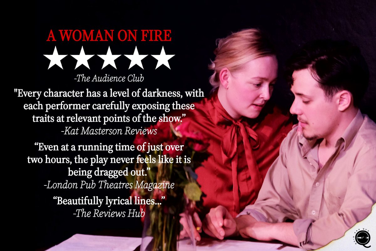 More praise for “A Woman on Fire”      

📸: Melike Durmuş      

#offwestend #londontheatre #londontheatrereviews #theatrecompany #theatre #londonpubtheatre #fringetheatre #londonfringe #londonfringetheatre #pubtheatre #whatsonlondon #supportemergingartists #womenintheatre