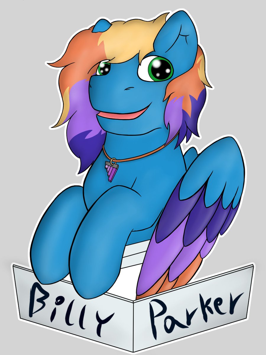 Billys_Artlook's tweet photo. Alright, new drawing! 

A new Conbadge for myself :3

#mlp #digitalart #oc https://t.co/QJnKe8jNe8