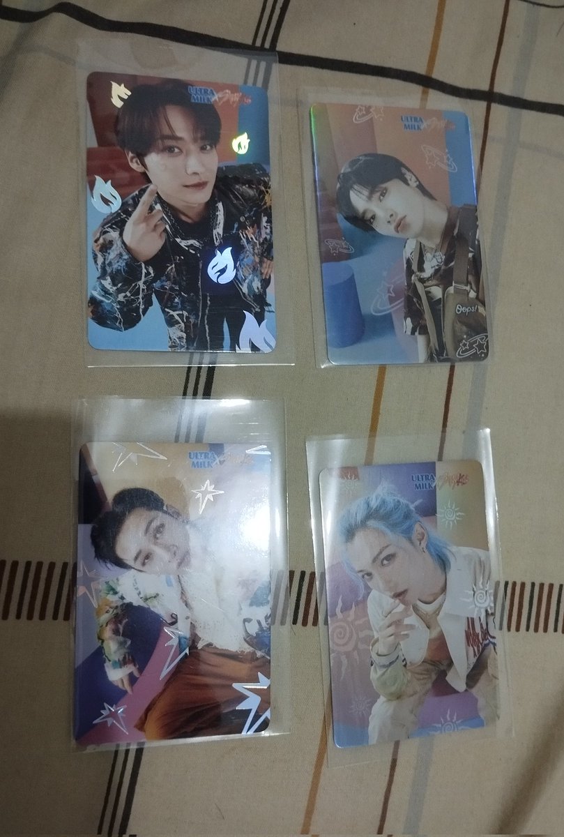 Wtt PC ultramilk straykids
Have: PC holo i.n PC element Lee know, bangchan, Felix
Want: PC holo Lee know, hyunjin