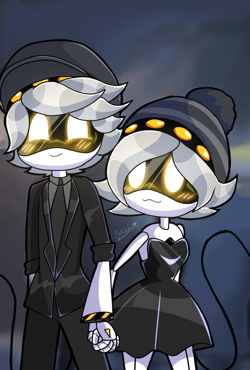 brixichiquita's tweet photo. 😼✨ 

#MurderDronesFanArt #Nuzi #dibujodigital https://t.co/K3DumaOfrQ