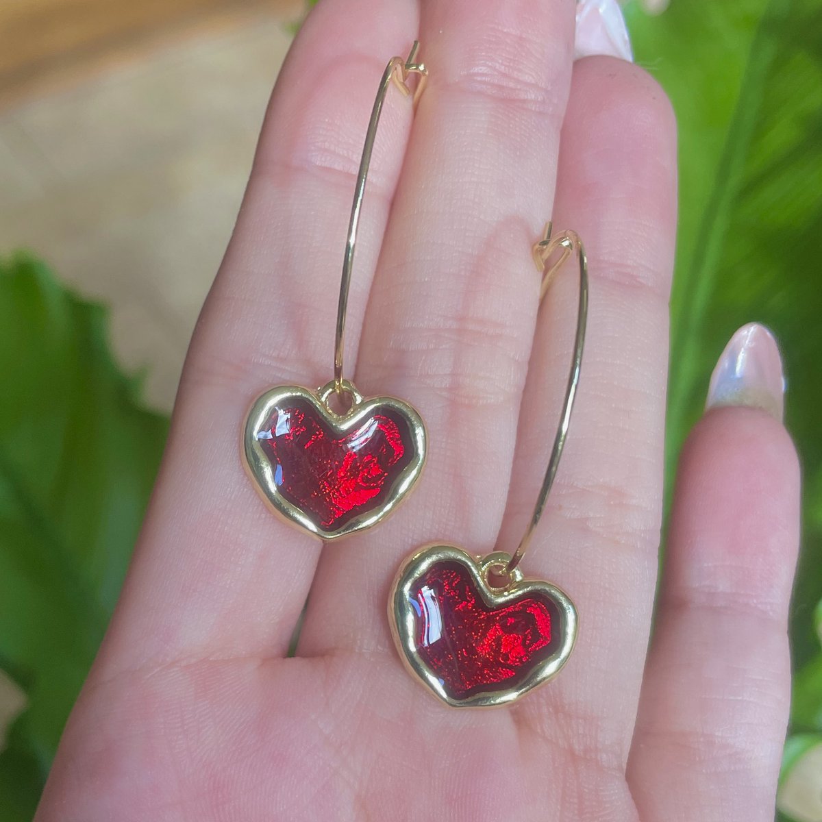 Valentine earrings 💌❤️