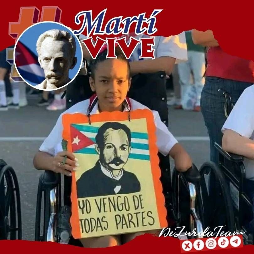 yoslainesanche2's tweet photo. "Es la hora del recuento, y de la marcha unida, y hemos de andar en cuadro apretado, como la plata en las raíces de los Andes.”
#MartíVive
#CubaPorLaVida 
#CubaCoopera
@Yusleivy Martínez Carmona
@cubacooperaven 
@japortalmiranda 
@cubacooperaven 
@cubacolabora https://t.co/JgJDroKB0c