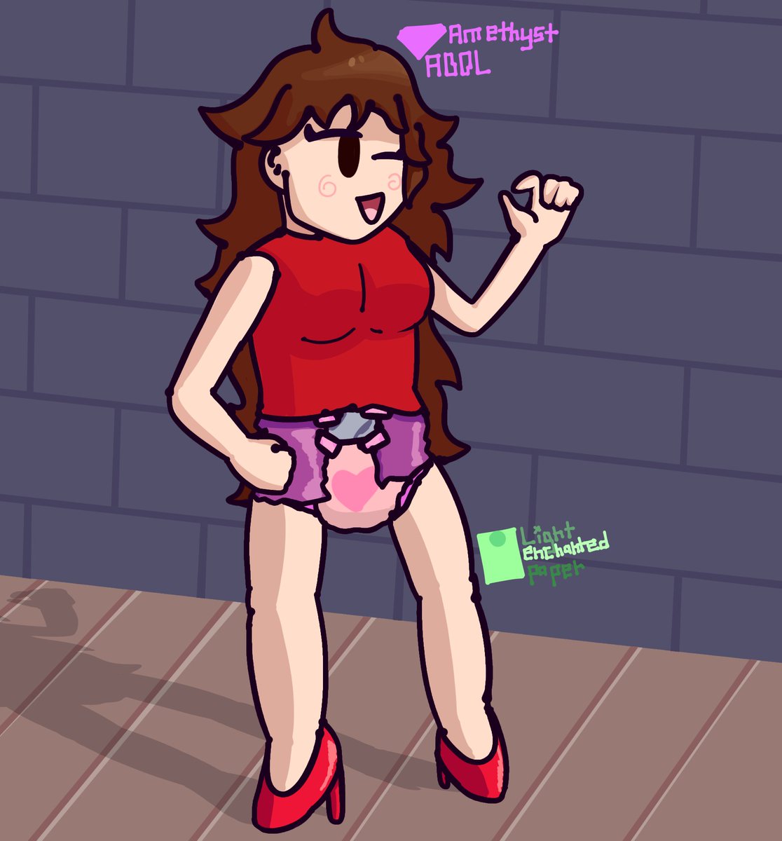 Lightpaper4's tweet photo. Drew the girlfriend in like 30 minutes to test my new tablet
#abdl #diaper #diapers #diapergirl #diapermess #diaperwetting #diaperart #Abdlart #Diaperpoop https://t.co/0nn3QXASH4